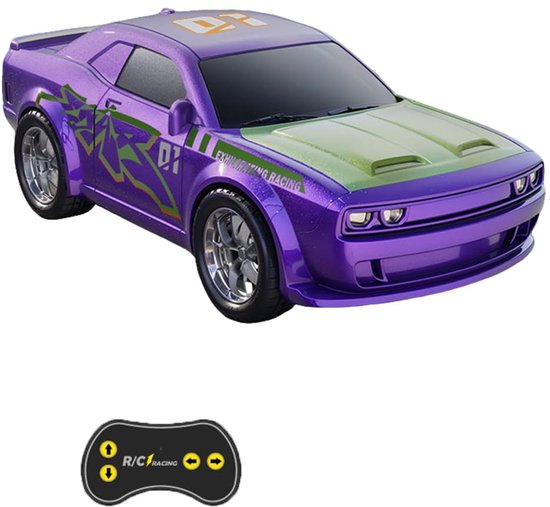 Mini RC Drift Auto 1:43 - Met Licht en 2 Snelheden