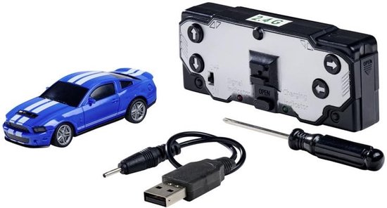 1:60 Nano Racer Ford Mustang ShelbyGT500 - RC Auto Blauw