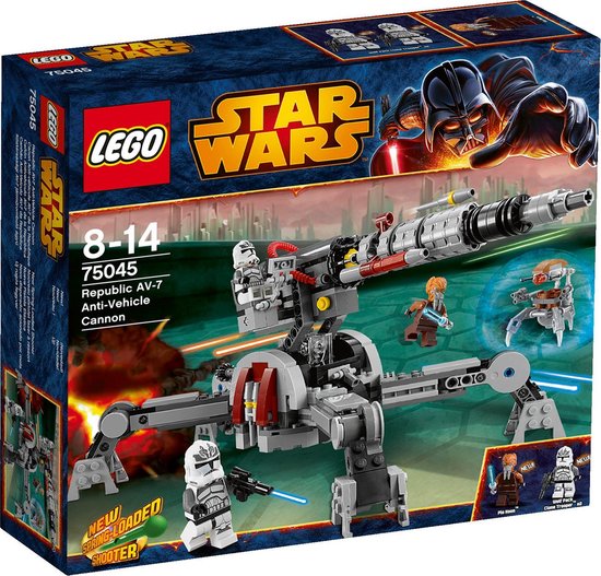 LEGO Star Wars Republic AV-7 Anti-Vehicle Cannon - 75045