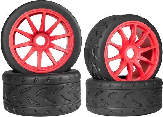 17mm RC Auto Banden en Velgen - Set van 4