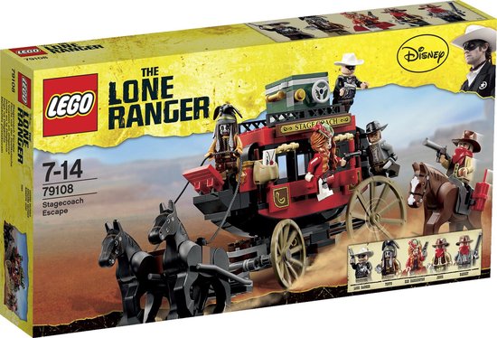 LEGO Lone Ranger Postkoets Ontsnapping - 79108