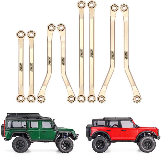 Messing Chassis Switchset voor TRX4M - 1/18 RC Crawler