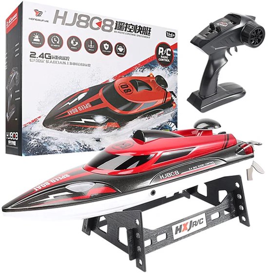 Bextunio RC Speedboot 35 cm – 2.4 GHz Afstandsbediening | Snelle RC Boot tot 25 km/u