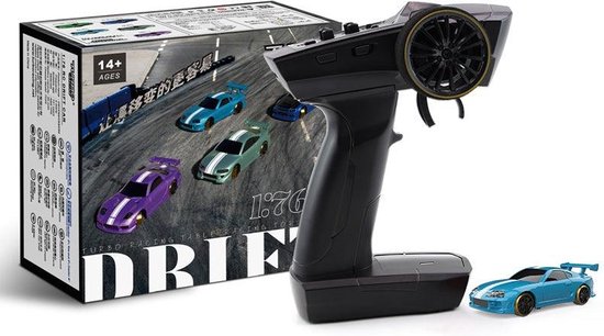 Turbo Racing C63 - Mini RC drift wagen met licht en gyroscoop