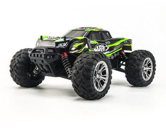 HOSHI N416 RC Bestuurbare Auto - 1:16 Off-Road Monster Truck - 4WD - 36 km/u Supersonic Fast Speed - 2.4 GHz Afstandsbediening - Spatwaterdicht - Groen