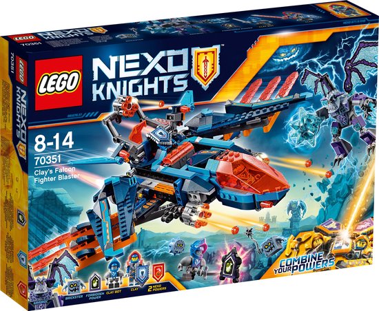 LEGO NEXO KNIGHTS Clay's Falcon Gevechtsblaster - 70351