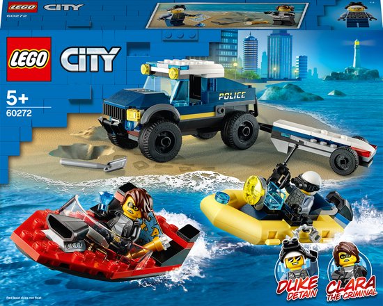 LEGO City Elite Politieboot Transport - 60272