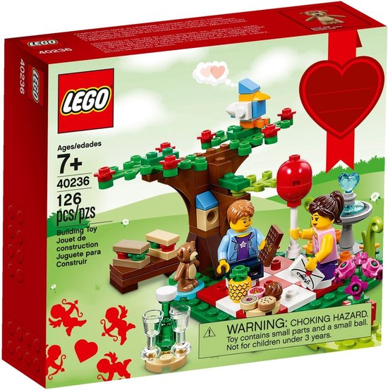 LEGO Romantische Valentijnsdag-Picknick - 40236