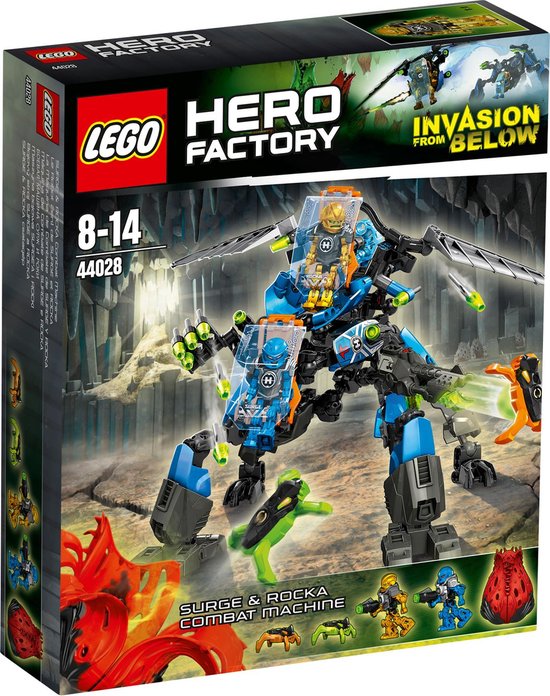 LEGO Hero Factory SURGE & ROCKA Vechtmachine - 44028