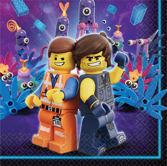 Lego Movie 2 Servetten 33x33cm 16 stuks