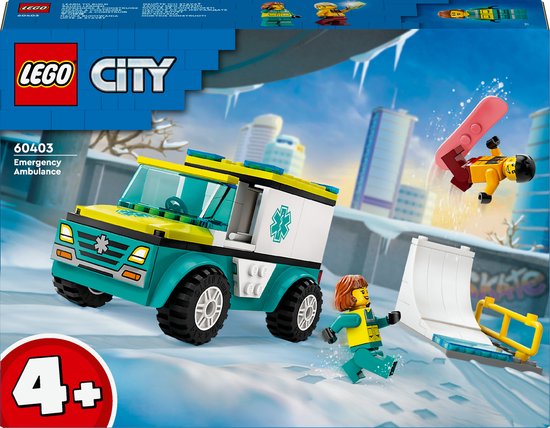 LEGO City Ambulance en snowboarder - 60403