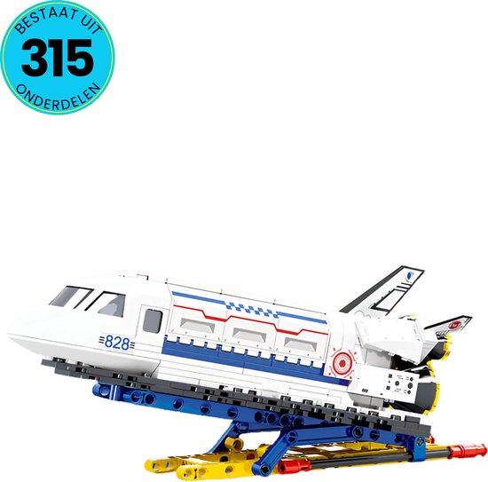 Space Shuttle Ruimteschip Speelgoed Set Geschikt Voor LEGO - Vanaf 6 Jaar - 315 Bouwstenen - Bouwset - STEM Speelgoed - Bouwsets - Bouwspeelgoed - Inclusief Handleiding