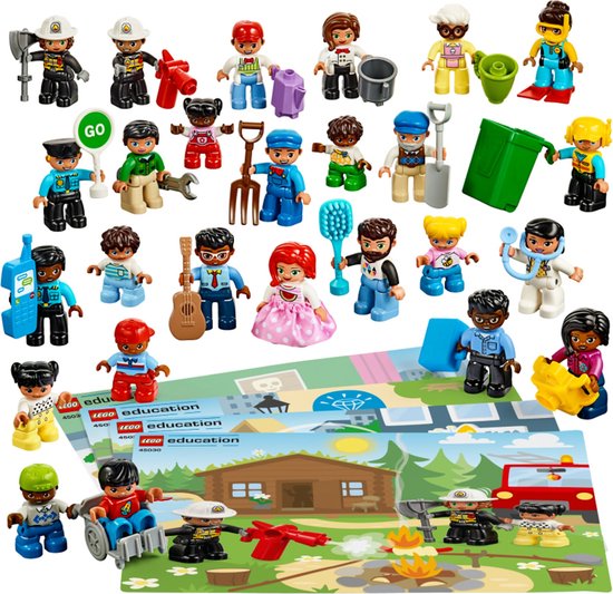 LEGO 45030 Education Mensen - Speelfiguren set - Speelgoed figuren - 26 figuren