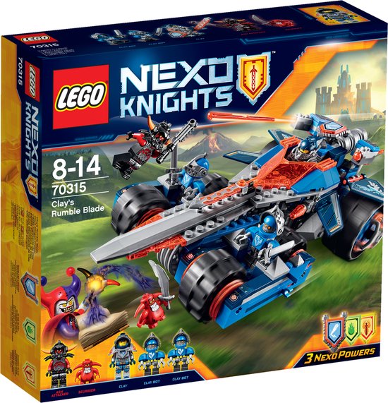 LEGO NEXO KNIGHTS Clay’s Gevechtszwaard - 70315