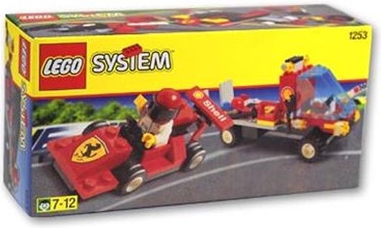 Lego System Shell Race Car transporter - 1253