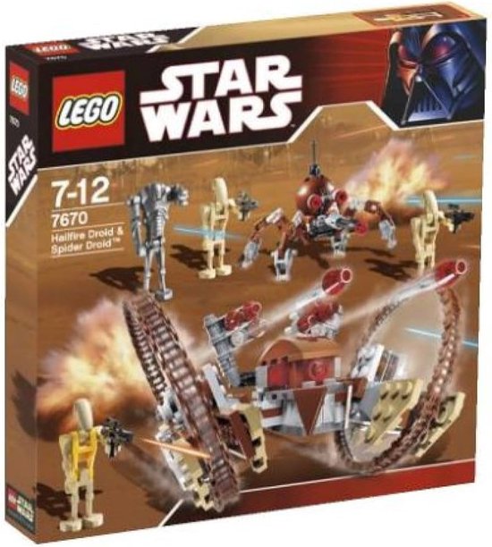 LEGO Star Wars Hailfire Droid & Spider Droid - 7670