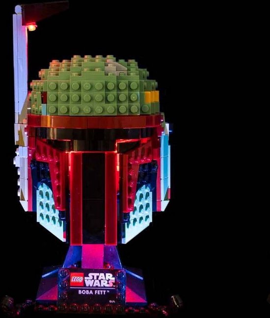 Light My Bricks Geschikt voor LEGO Boba Fett Helm 75277 Verlichtings Set