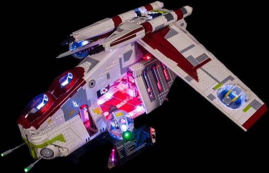 Light My Bricks - Geschikt voor LEGO Star Wars UCS Republic Gunship 75309 Verlichtings Set