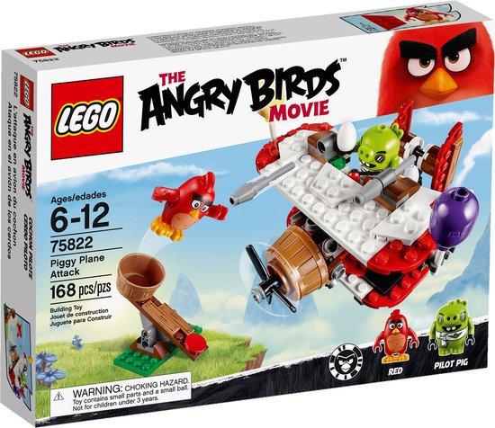 LEGO Angry Birds Piggy Vliegtuigaanval - 75822