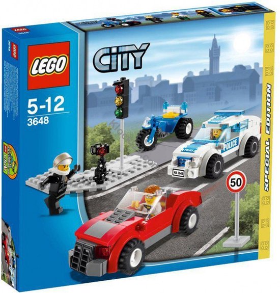 LEGO 3648 Politieachtervolging