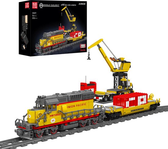 MouldKing 12027s - Diesel Locomotief - 1170 onderdelen - RC - bouwset - lego compatibel