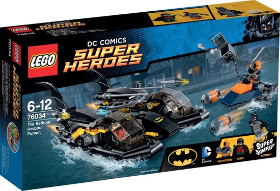 LEGO Super Heroes Batboot Havenachtervolging - 76034