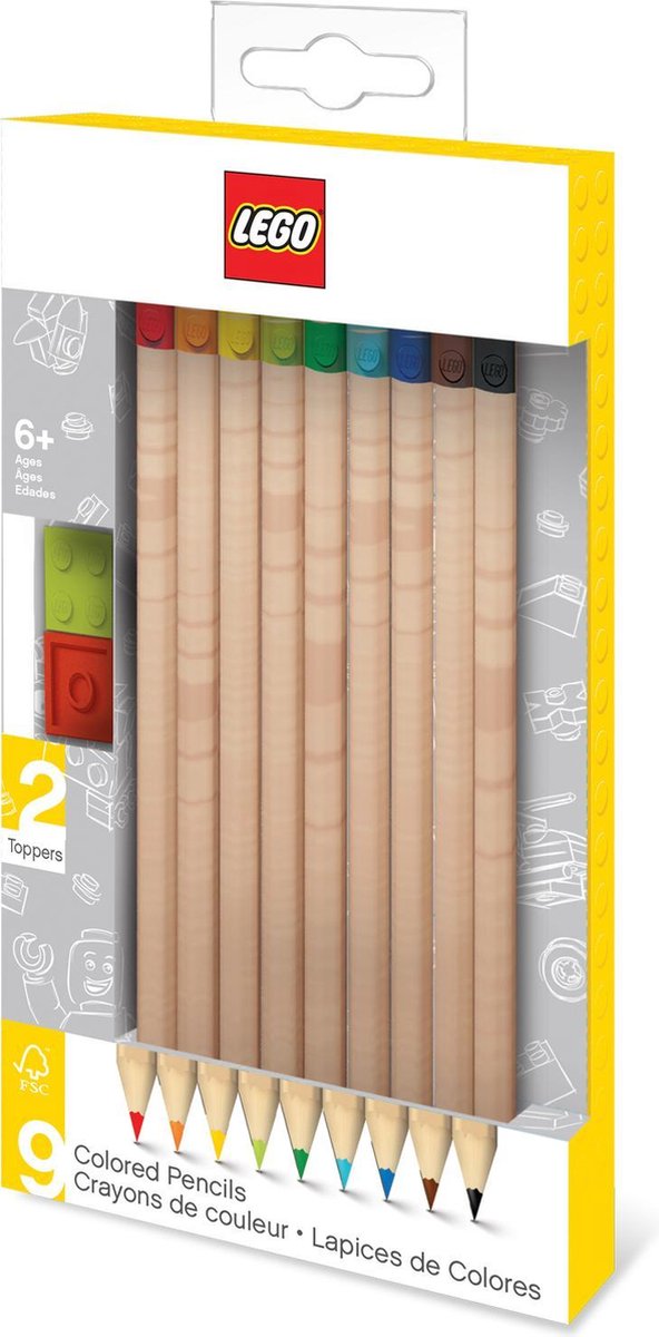 LEGO Stationery - 9 Colored Pencils (515157)