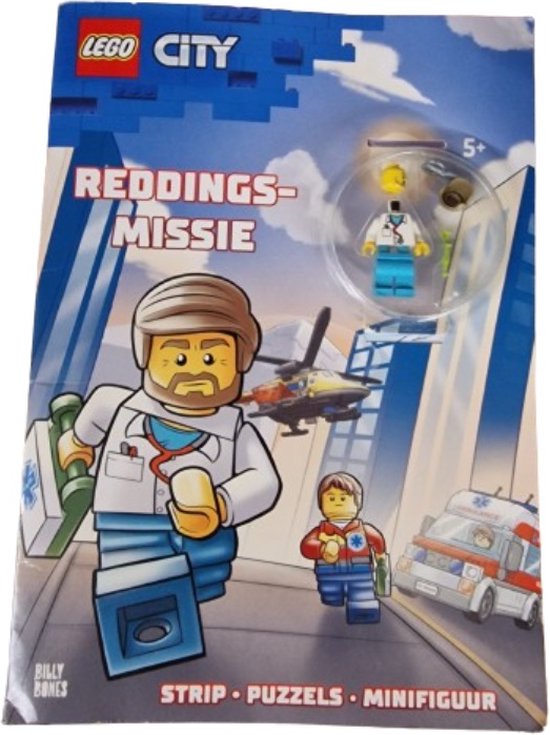 Lego City Reddingsmissie doeboek - inclusief figuurtje - Vakantie