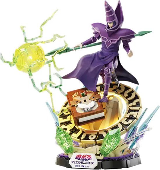 Yu-Gi-Oh! Dark Magician - LEGO-Compatibele Bouwset voor Kinderen en Verzamelaars - Educatief en Decoratief Model