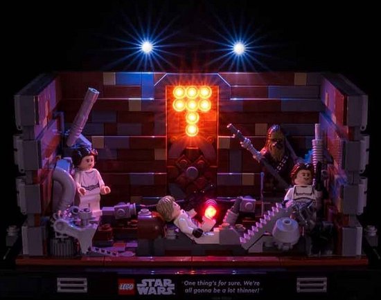 Light My Bricks - Verlichtingsset geschikt voor LEGO Death Star Trash Compactor Diorama 75339