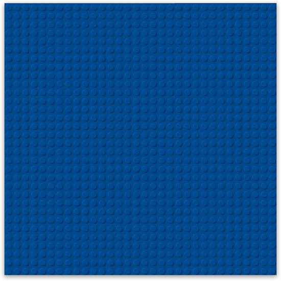 Brixies Bouwplaat | Grondplaat 32x32 noppen - Geschikt voor Lego Classic Bouwstenen - Blauw