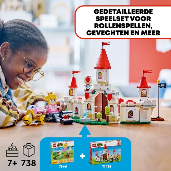 LEGO Super Mario - Gevecht met Roy bij Peach' kasteel - 71435