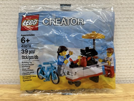 LEGO 40078 Hot Dog Stand (Polybag)