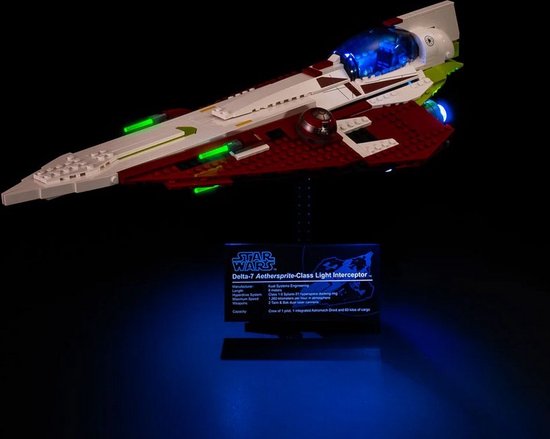 Light My Bricks - Verlichtingsset geschikt voor LEGO UCS Obi-Wan's Jedi Starfighter 10215