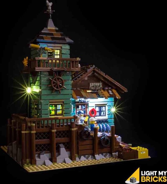 Light My Bricks - Verlichtingsset geschikt voor LEGO Old Fishing Store 21310