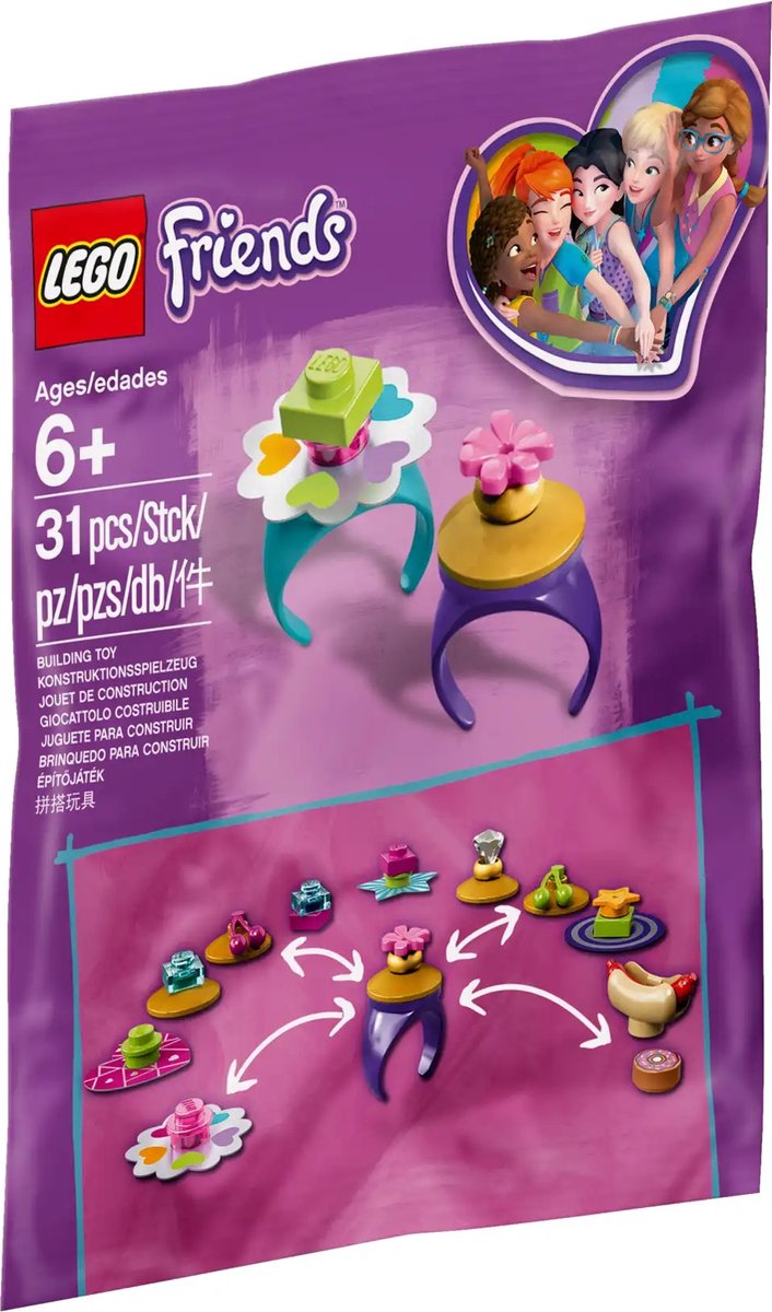 Lego Friends Vriendschapsringen (5005237, Polybag)