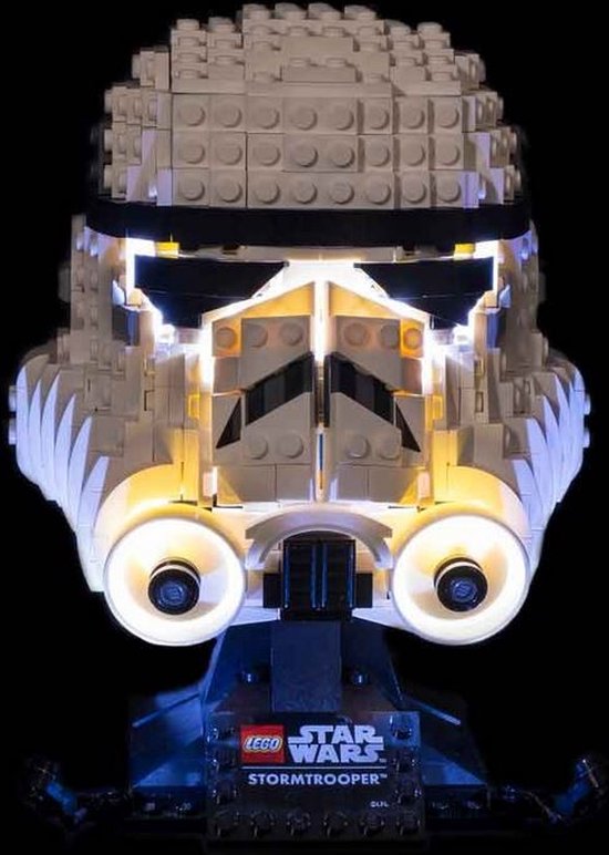 Light My Bricks - Geschikt voor LEGO Stormtrooper Helm 75276 Verlichtings Set