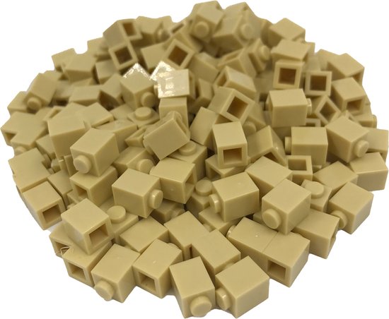 200 Bouwstenen 1x1 | Tan | Compatibel met Lego Classic | Keuze uit vele kleuren | SmallBricks