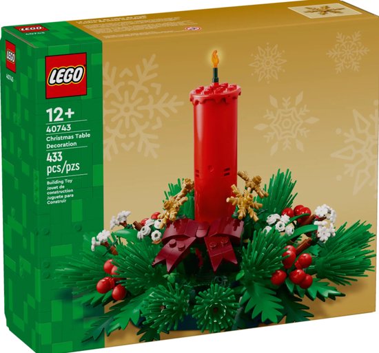 LEGO 40743 - Kersttafeldecoratie (40743)