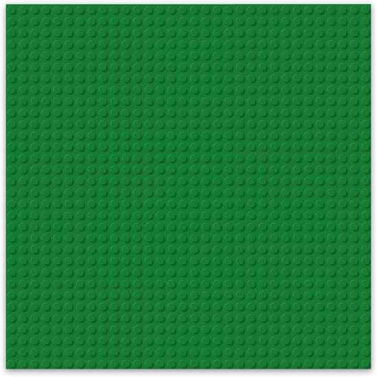 Brixies Bouwplaat | Grondplaat 32x32 noppen - Geschikt voor Lego Classic Bouwstenen - Groen