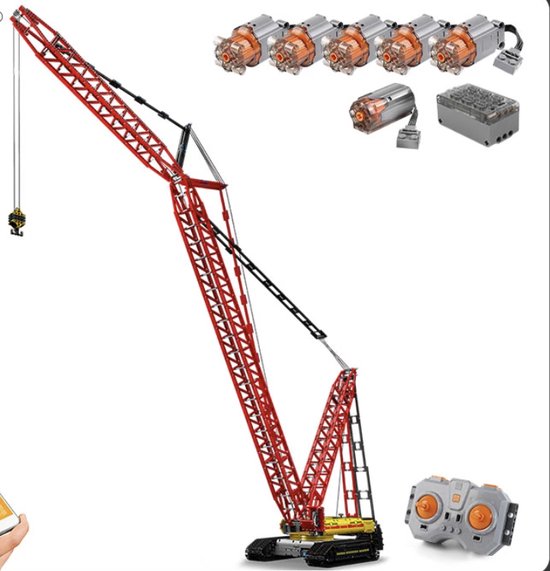 Liebherr LR 13000 Hijskraan | Bouwmachine | Technisch Technic Bouwpakket van Toy Brick Lighting® | Technic Bouwstenen | Lego® Compatible | 4300+ Bouwstenen | Rups Machine - Kraan | Telekraan | Bouwkraan | Truck | Creator | Bouw & Constructie