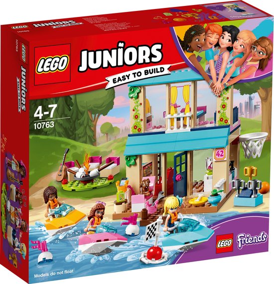 LEGO Juniors Friends Stephanie's Huisje aan het Meer - 10763