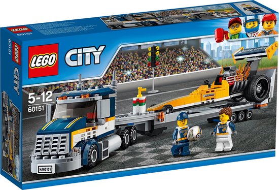 LEGO City Dragster Transportvoertuig - 60151