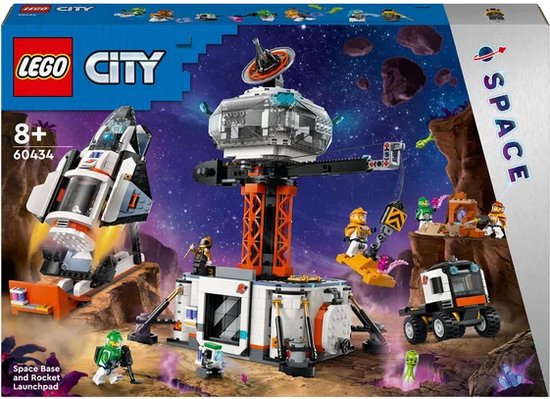 LEGO City Ruimtebasis en Raketlanceringsplatform - 60434