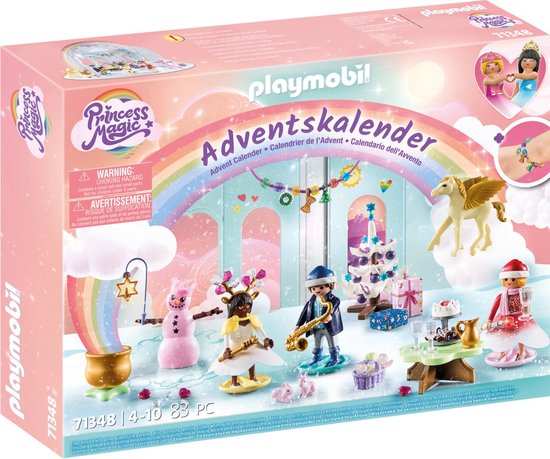 PLAYMOBIL Adventskalender Kerstmis onder de Regenboog - 71348