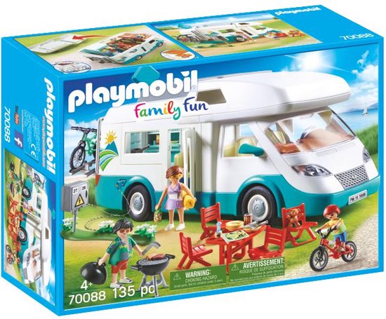 PLAYMOBIL Family Fun Mobilhome met familie - 70088