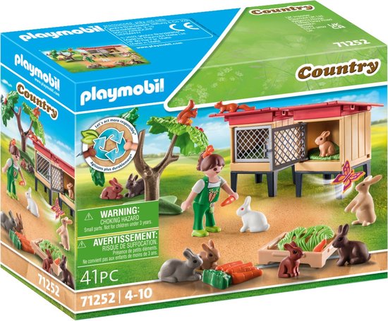 PLAYMOBIL Country Konijnenhok - 71252