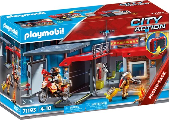 PLAYMOBIL City Action Brandweerkazerne - 71193