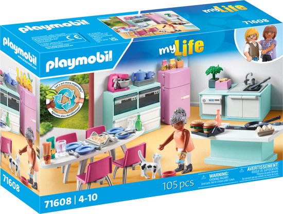 PLAYMOBIL My Life Keuken met eethoek - 71608