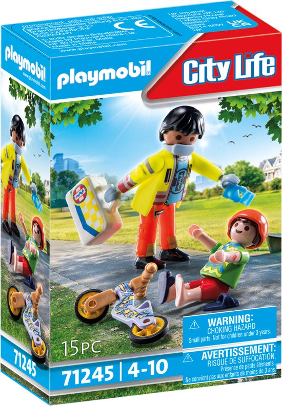 PLAYMOBIL City Life Verpleegkundige met patiënt - 71245